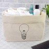 Large 'Lightbulb' Canvas Organiser/Storage Bag (OR00011479)