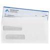 500#8 Gummed Double Window Security Check Envelopes - Designed for