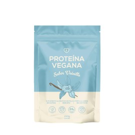 CARO FIT | Proteína Vegana Aislada de Chícharo y Arroz Sabor Vainilla | Clean Label sin Gomas, Sin Azúcar y Endulzada con Monk Fruit | Plant Based, Si