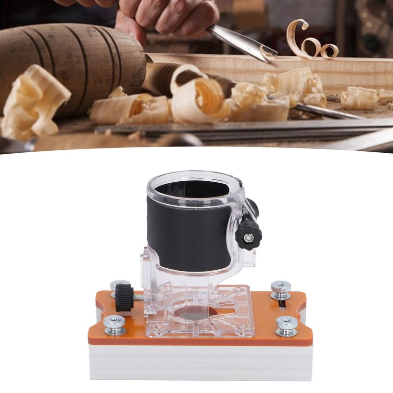 Aluminum Alloy Trimming Machine Cover with Clear Cover, Slot Plate