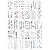 HappyHome 30pcs Fake Tattoo Stickers Body Stickers Waterproof Long Lasting