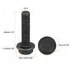 uxcell M10-1.5x40mm Hex Serrated Flange Bolts 10.9 Grade Carbon Steel