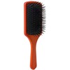 IMAXWAVE 8.5" Wooden Hair Brush with Round Plastic Spikes, Anti-Pull,
