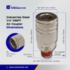 COSMOSTAR Industries Steel 1/4" FNPT Air Coupler 3 Pieces -