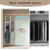 CTIME 2 Pack Stainless Steel Pants Hangers, Space Saving Closet