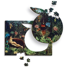 Trefl The Dream - Henri Rousseau 200 Jigsaw Puzzle Wood Craft Irregular Shapes, 5 Special Puzzles, Famous Paintings and Artists, Creative Fun for Adults and Children from 9 Years Old