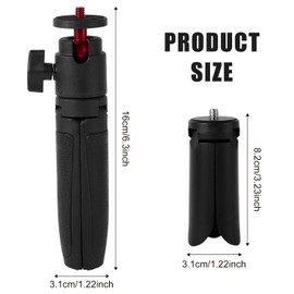 Selfie Stick Tripod and Mini Tripod Set, Black Table Tripod Portable Retractable Tripod Compatible with DJI Osmo Pocket 3 & 2 Camera