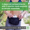 Gaiam Sidekick Waist Pack - Storage Belt Bag for Women