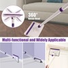 Baseboard Cleaner Tool with Handle, 60" Extendable Long Handle Baseboard