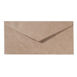 Vaessen Creative Florence Envelopes DIN Long Kraft Brown Pack of 25 for Birthday Cards Matching Folding Cards Available