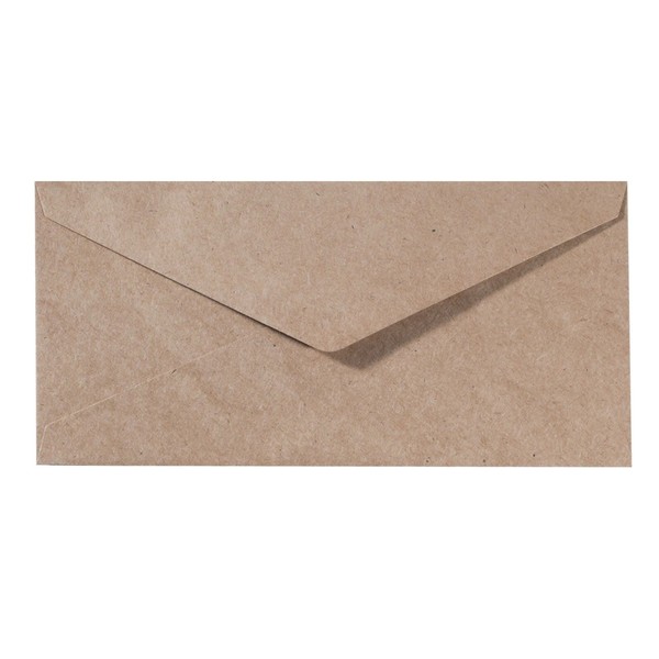 Vaessen Creative Florence Envelopes DIN Long Kraft Brown Pack of