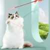 2PCS Mice Tail Cat Teaser Toys, Interactive Cat Wand Toys