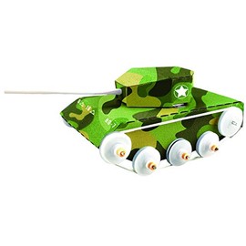 Funtime Gifts Children's Construction Kit, Green Army Tank