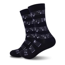Music Gifts for Music Lovers Gifts for Women Men Musical Socks for Son Daughter Birthday Gift for Music Teacher Appreciation Thank You Gift for Women Men Music Note Socks for Musicians