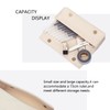 YONBEN Canvas Pencil Case Simple Multifunctional Clamshell Magnetic Buckle Stationery