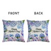 AliCarr Happy Mothers Day Decorative Throw Pillow Covers - Hydrangea
