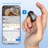 Bluetooth Remote Control Scrolling Finger Ring Air Mouse with Touchpad