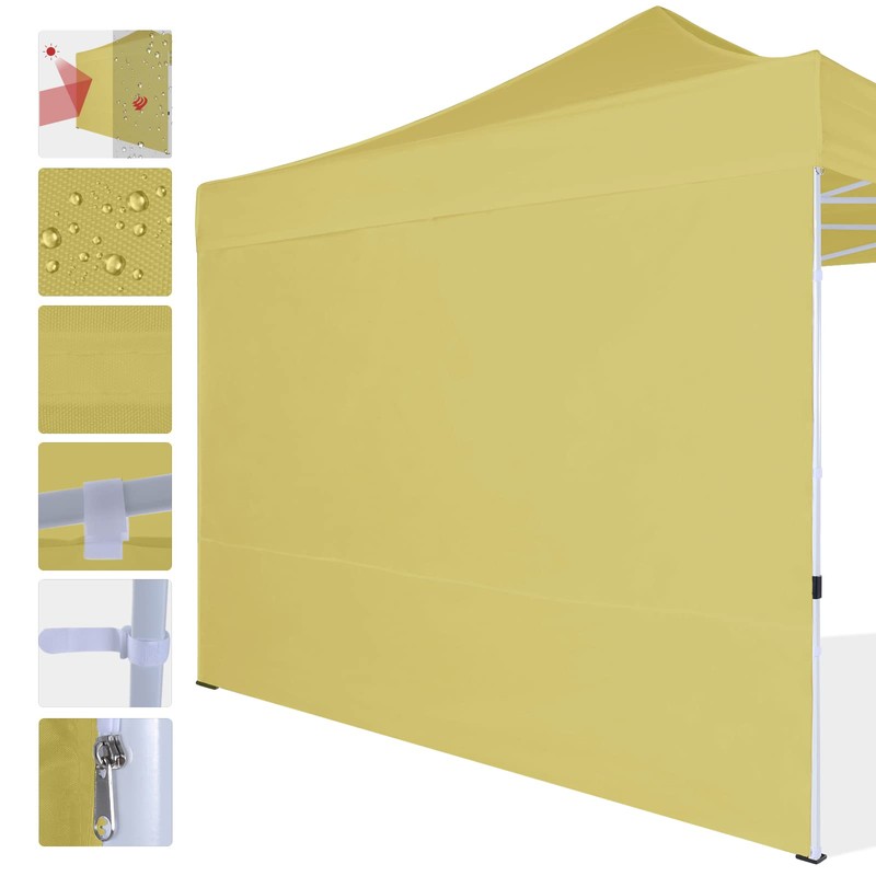 COOSHADE SunWall for 10x10 Pop up Canopy Tent, 1 Pack