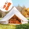 4pcs Reflective Tent Guy Ropes, 6mm Tent Camping Cord with