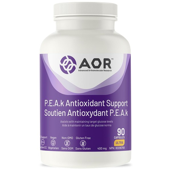 AOR - P.E.A.k Antioxidant Support - 90 Capsules - Assists