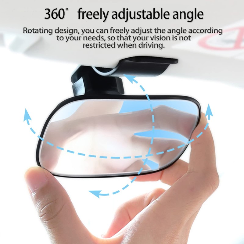 CERITORN Universal Car Interior Rearview Baby Mirror Wide Angle Convex