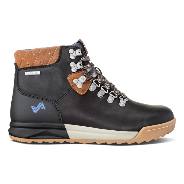 Forsake Patch - Women's Waterproof Premium Leather Hiking Boot (8 M US, Black/Tan, Numeric_8)