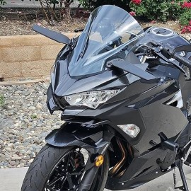 XM For 16+ Kawasaki NINJA 1000 Adjustable Rearview Swivel Stealth Wing Side Mirrors