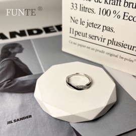 Silver Rings for Women 925 Sterling Silver Plated Thumb Rings Silver Rings for Women 925 Adjustable Rings for Women Simple Rings Women Twist Ring sterling silver womens rings