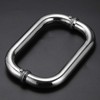 BlueNatHxRPR 6" Glass Door Handle Shower Door Handle Made of