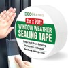 ECOHomes Window Weather Sealing Tape (2 Inch Wide) - Clear