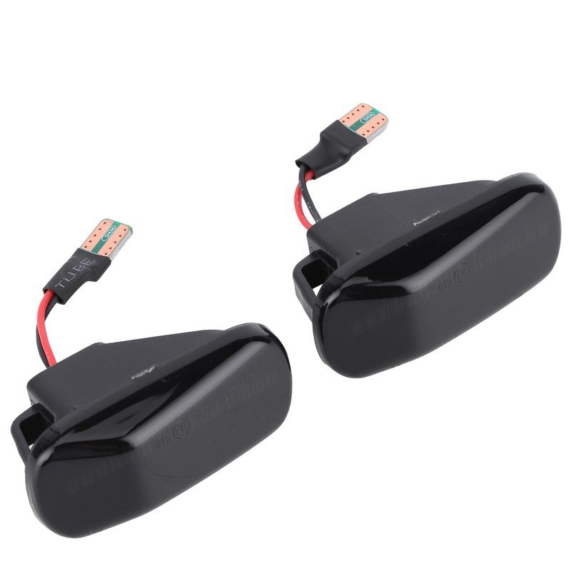 Amber Side Marker Light Fender Turn Signal Lamp 3000K Smoky