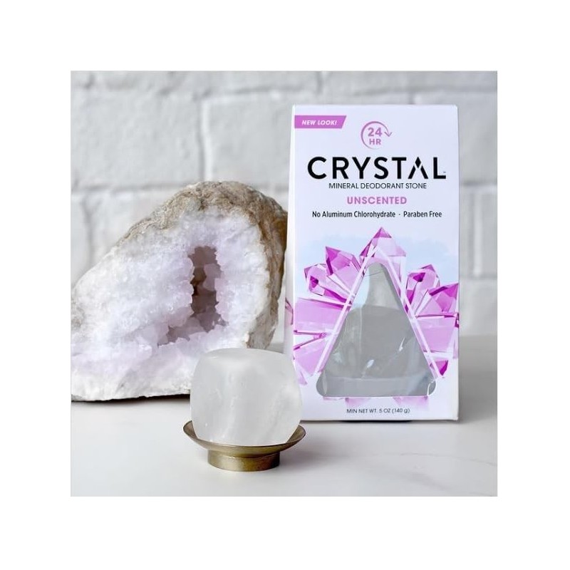 Crystal Essence Crystal Deodorants Crystl Body,Rock Deod, 2 pk