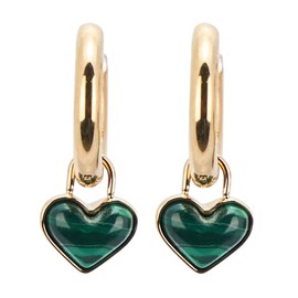 Aretes Fossil JF04859710 Modern Meadows de acero inoxidable en tono dorado para dama