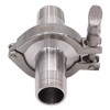 DERNORD 2 Pcs Sanitary Male Threaded Ferrule Pipe Fittings +