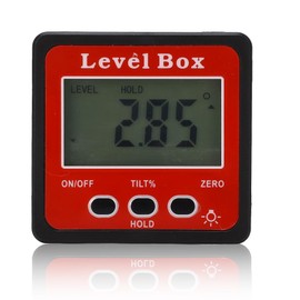 Digital Electronic Level and Angle Gauge, Portable Magnetic Digital Level Box for Woodworking, Construction, Machinery, Telecommunications, Automobile