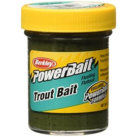 PowerBait Trout Bait, Green Pumpkin,