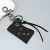 Rockyu Keychain, Men's, Genuine Leather, Stylish, For Outdoors, Convenient, With