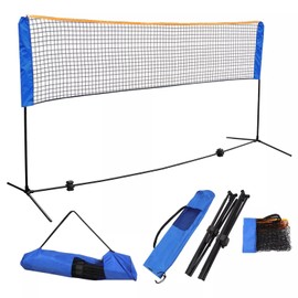 for 10' x 5' Badminton Volleyball Net Adjustable Height Sport Outside Beach