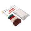 Hedgehogs Crochet Kit with Yarns Crochet Hook Stuffing DIY Learn