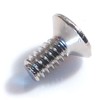 Chrome guitar switch screws countersunk packs of 2