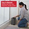 Rubbermaid Stainless Steel Round Step-On Trash Can, 1.6-Gallon, Charcoal, Wastebasket