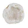 mookaitedecor Quartz Geode Stone Titanium Coated Natural Rock Crystal Cluster