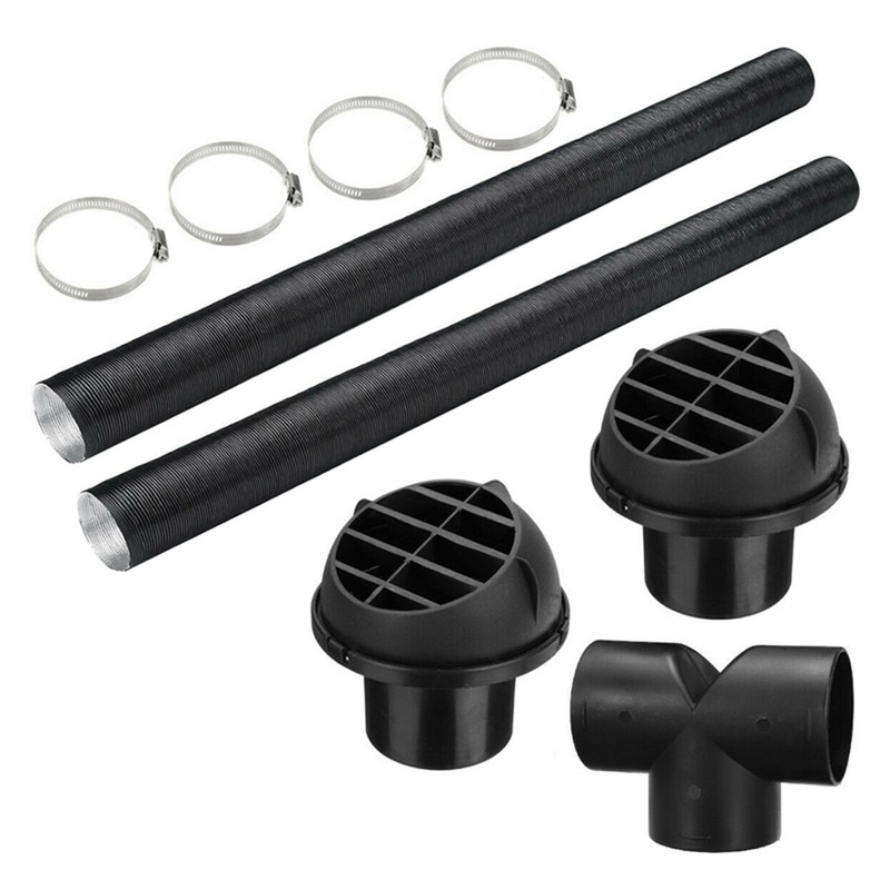 75mm Car Heating Pipe Duct T Piece Warm Air Outlet