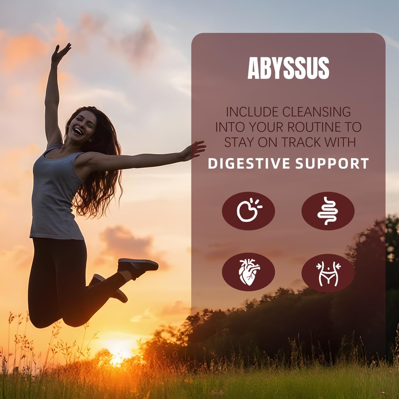 ABYSSUS Psyllium Gummies – 1500mg Psyllium Husk Supplement for Adults,