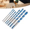 7PCS Carbide Drill Bits Straight Shank Spiral Drilling Bit Set