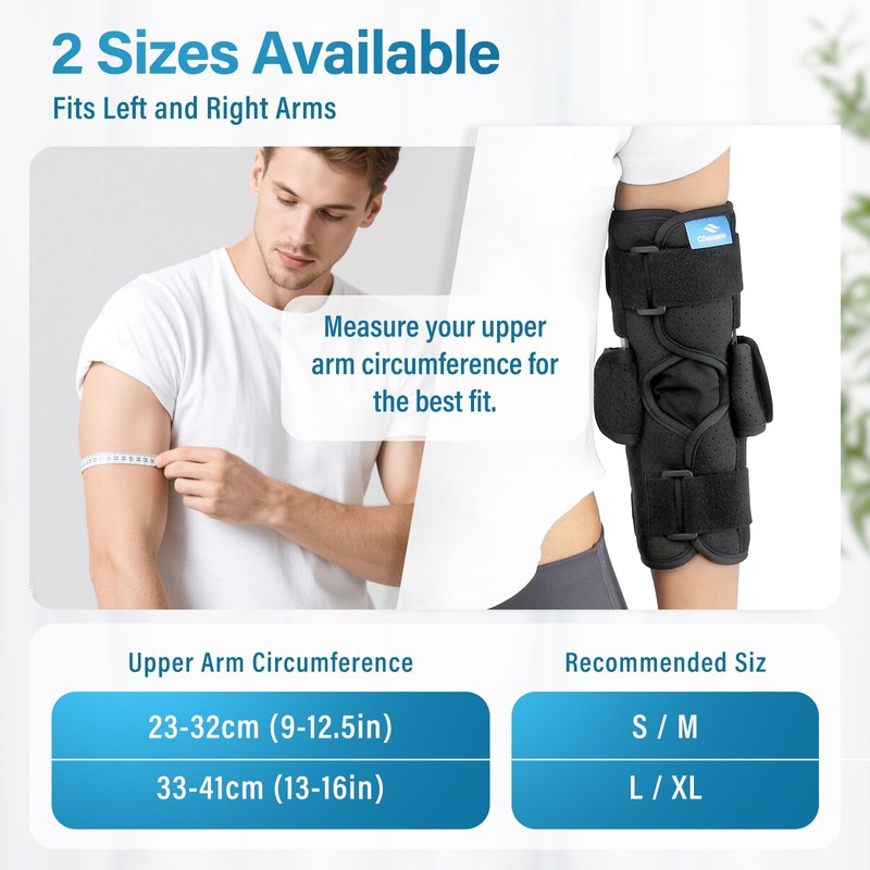 Chonario Cubital Tunnel Elbow Brace – Ulnar Nerve Splint, Adjustable