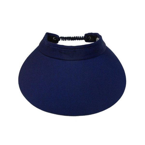 Coil Back Sun Visors (Navy)