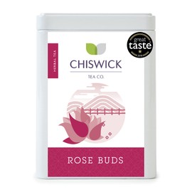Pink Rose Buds Premium Loose Leaf Herbal Tea - Chiswick Tea Co - 50g Tin
