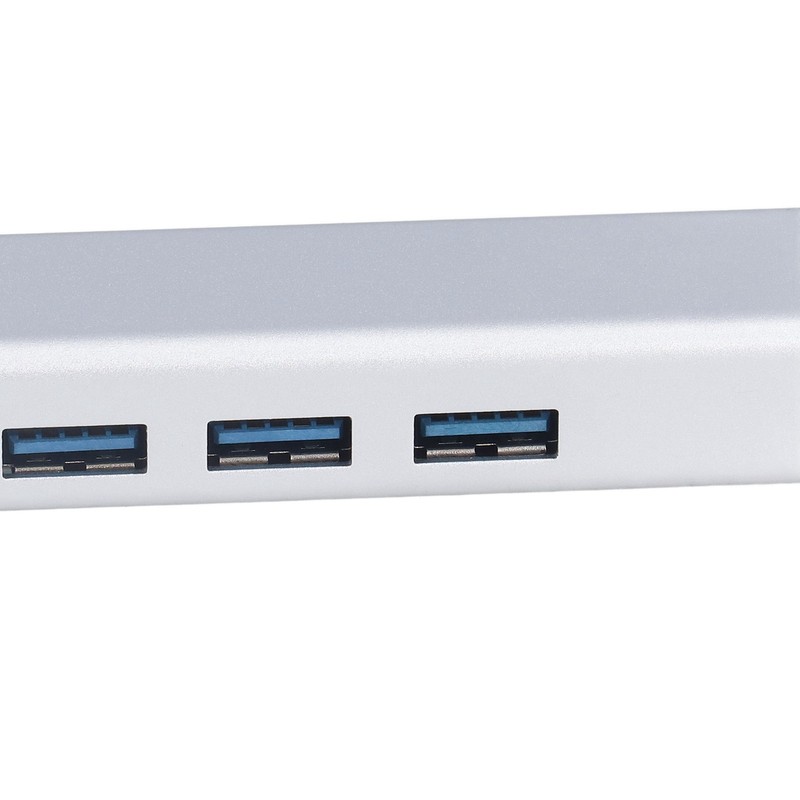 USB 3.0 to Ethernet Adapter 4 in 1 Multiport Multifunction