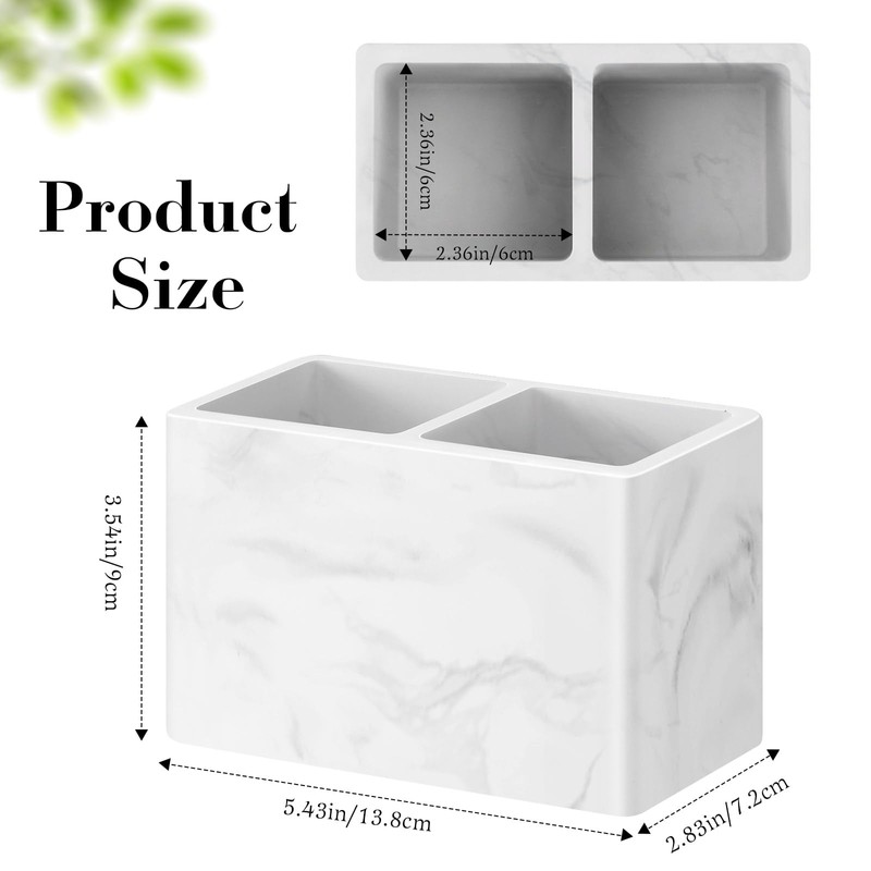 Luxspire Toothbrush Holder, Fast Drying Tooth Brush Holder for Bathroom,